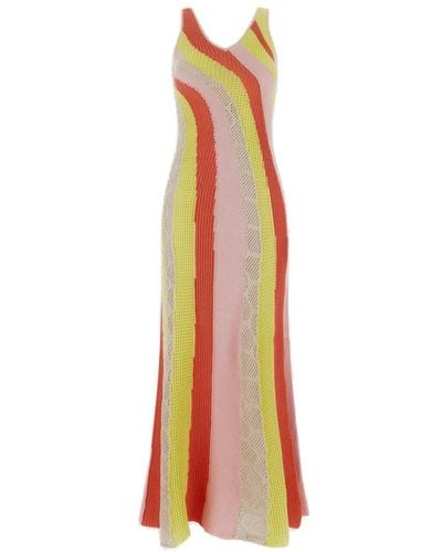 Koche Paneled Sleeveless Dress - Multicolor