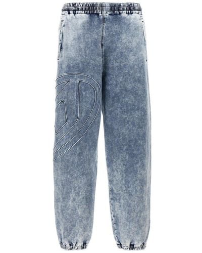 DIESEL D-lab Tapered Track Jeans - Blue