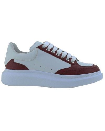 Alexander McQueen Low-top Laced Trainers - White
