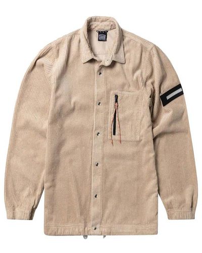 Aries Logo Patch Long-sleeved Jacket - Natural