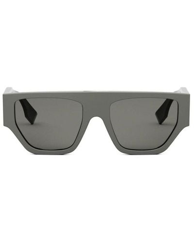Fendi Square Frame Sunglasses - Grey