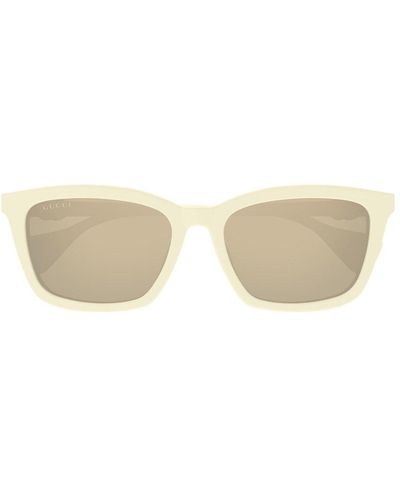 Gucci Square Frame Sunglasses - White