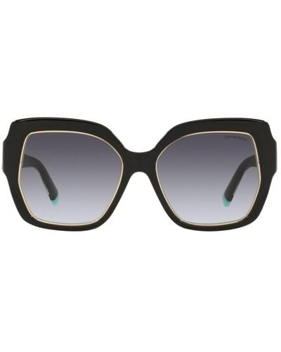 Tiffany & Co. Oversized Frame Sunglasses - Black
