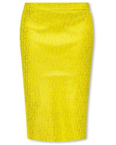 DIESEL Midi Skirt - Yellow