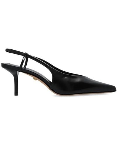 Max Mara Mmsling Pointed Toe Stiletto Court Shoes - Black