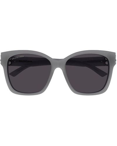 Balenciaga Dynasty Square Frame Sunglasses - Gray
