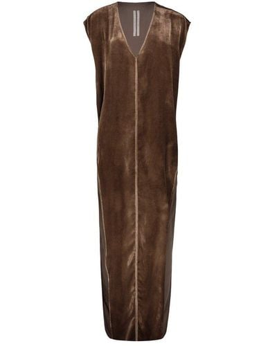 Rick Owens Arrowhead Gown Clothing - Brown