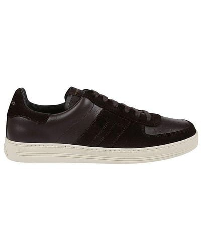 Tom Ford Panelled Low-top Trainers - Black
