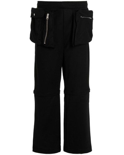 JW Anderson Convertible Utility Cargo Trousers - Black