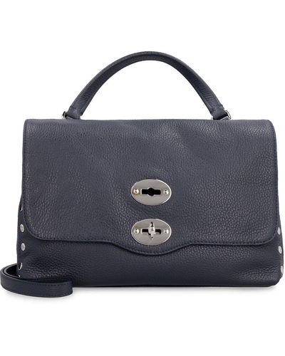 Zanellato Postina Twist-lock Tote Bag - Blue