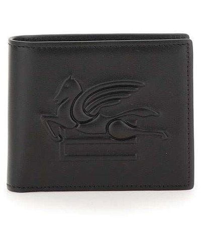 Etro Wallet With Logo - Black