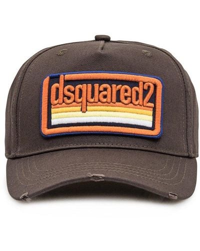 DSquared² Logo Embroidered Baseball Cap - Green