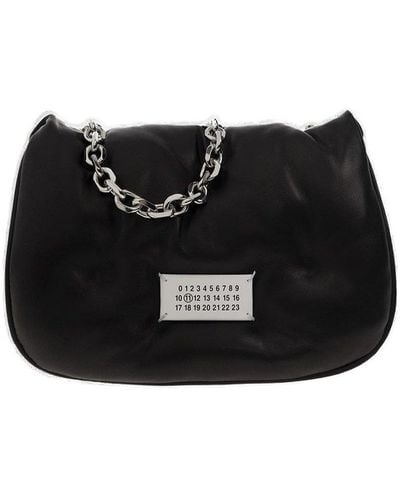 Maison Margiela Glam Slam Quilted Messenger Bag - Black