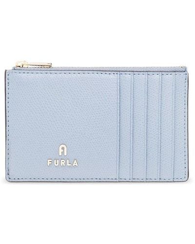 Furla Leather Card Case - Blue