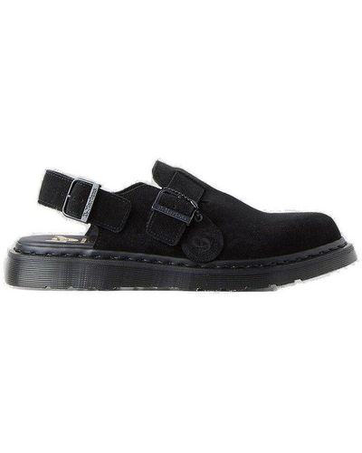 Dr. Martens Jorge Buckle Mules - Black