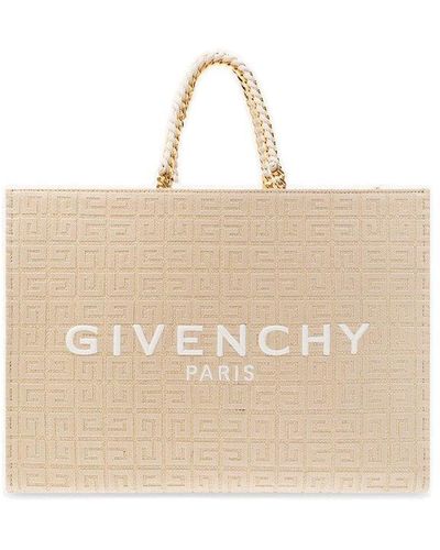 Givenchy 'g-tote Small' Shopper Bag - Natural