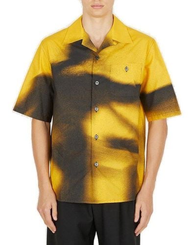Alexander McQueen Graffiti Spray Shirt - Yellow