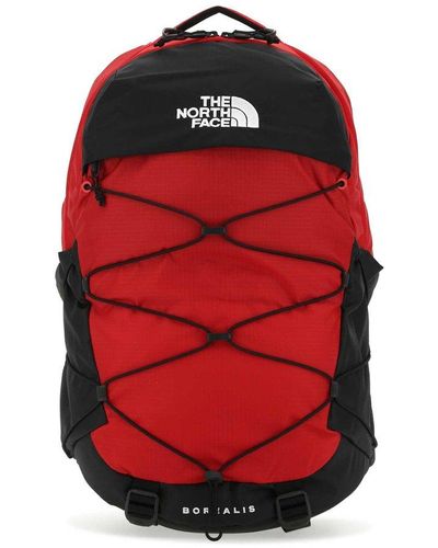 The North Face Two-tone Nylon Borealis Backpack - Red