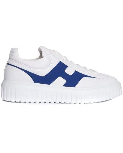 Hogan H-stripe Detailed Low-top Trainers - White