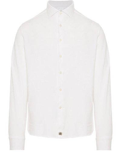 Sonrisa Logo Patch Buttoned Shirt - White