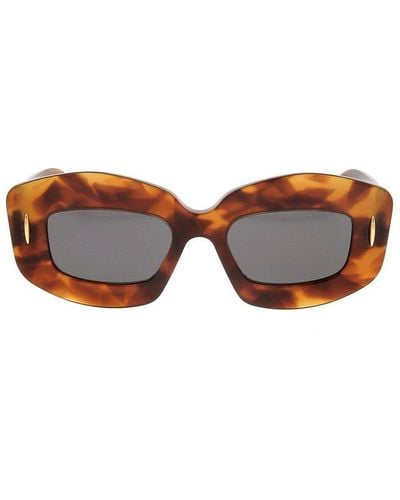 Loewe Rectangle Frame Sunglasses - Black