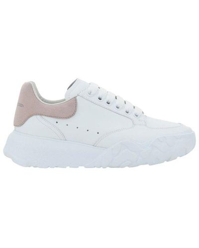 Alexander McQueen Court Lace-up Sneakers - White