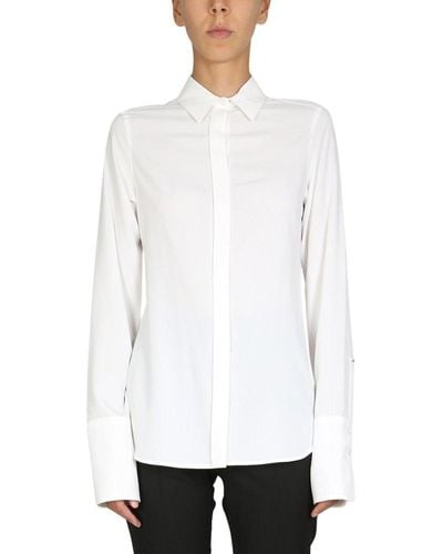 Sportmax Crepe De Chine Shirt - White