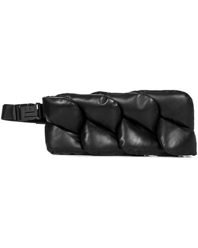 Balmain Maxi Chain Quilted Belt Bag - Black