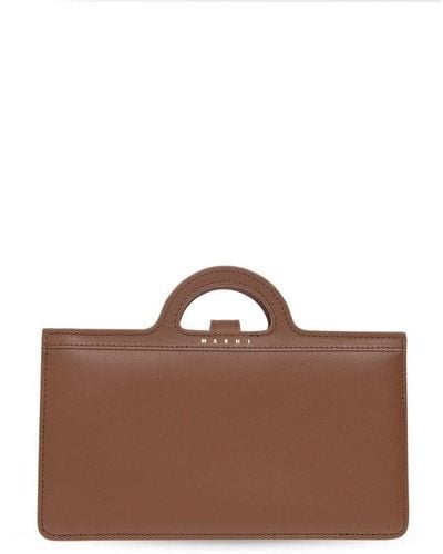 Marni Wallet With Chain - Brown