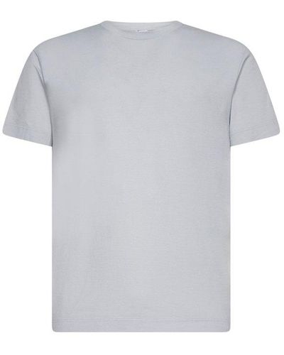 Malo Crewneck Straight Hem T-shirt - Grey