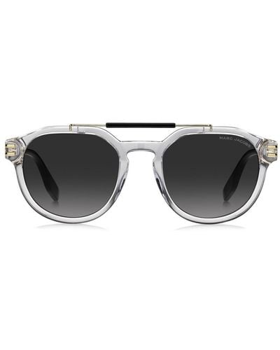Marc Jacobs Aviator Frame Sunglasses - Black