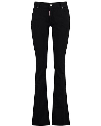 DSquared² TWIGGY Black Flare Jeans
