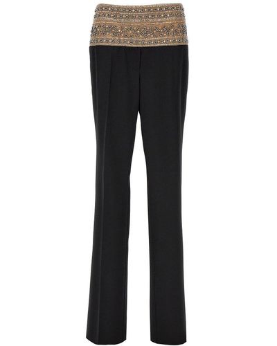 Stella McCartney Embellished Waist Trousers - Black