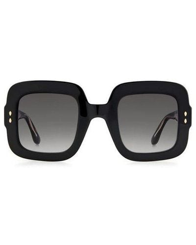 Isabel Marant Square Frame Sunglasses - Black