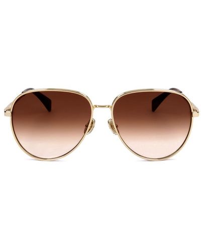 Lanvin Aviator Frame Sunglasses - Brown
