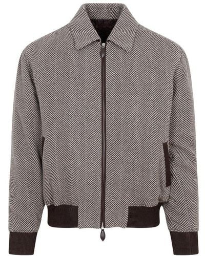 Berluti Cashmere Jacket Coat - Gray