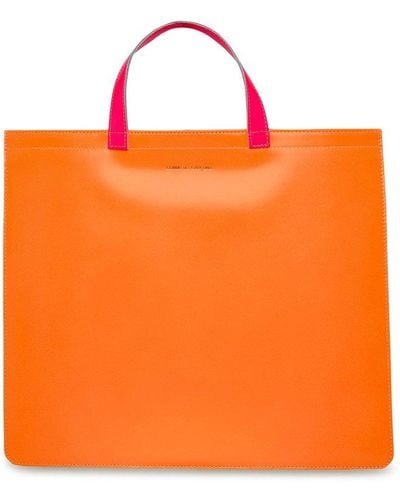 Comme des Garçons Super Fluorescent Tote Bag - Orange