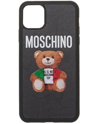 Moschino Teddy Italia I-phone 11 Pro Max Case - Black