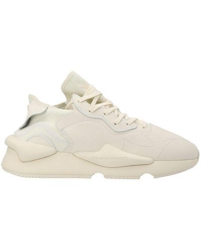 Y-3 Kaiwa Lace-up Trainers - Natural
