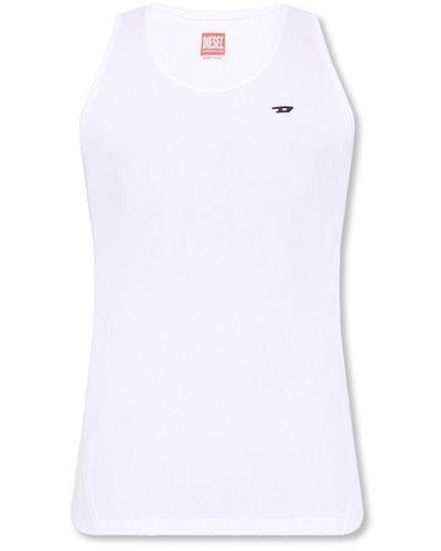 DIESEL 'amst-sessiom' Sleeveless T-shirt - White
