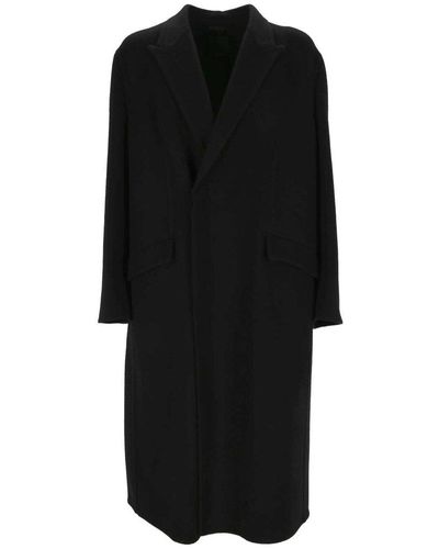 Givenchy Double-breasted Mid-length Coat - Black