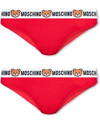 Moschino Branded briefs 2-pack, Women's Clothing
