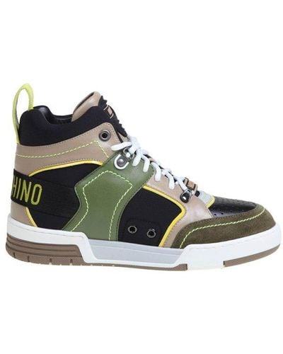 Moschino Kevin40 High Sneakers - Green