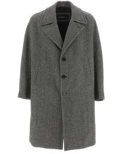 Neil Barrett Kimono Single-breasted Coat - Grey