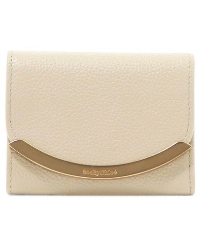 See By Chloé Lizzie Trifold Wallet - Natural
