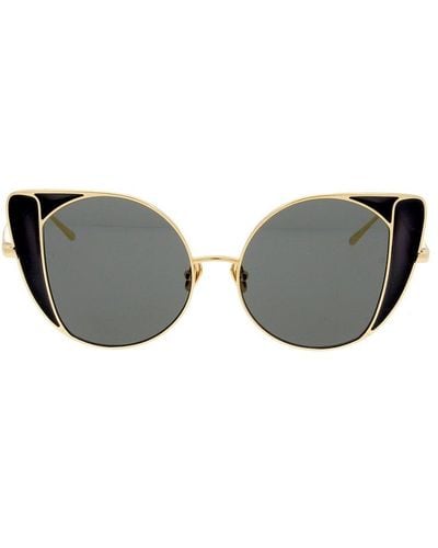 Linda Farrow Cat-eye Frame Sunglasses - Black