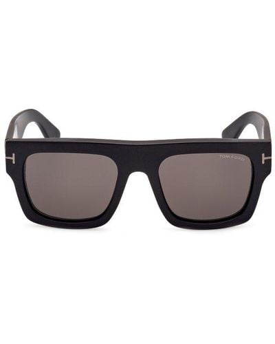 Tom Ford Fausto Square Frame Sunglasses - Black