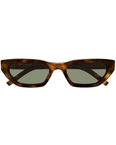 Saint Laurent Cat-eye Sunglasses - Brown