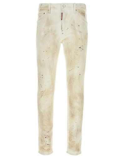 DSquared² Cool Guy Sprayed Effect Jeans - Natural