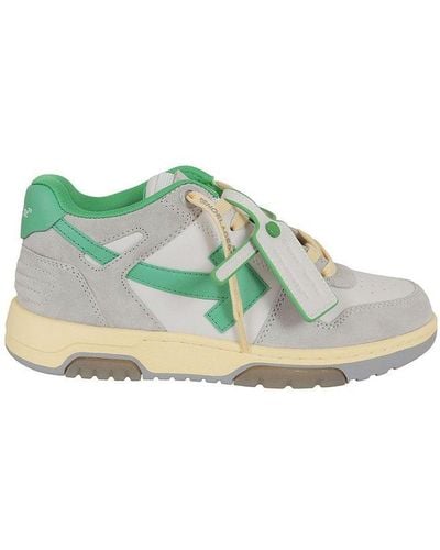Off-White c/o Virgil Abloh Out Of Office Lace-up Sneakers - Green